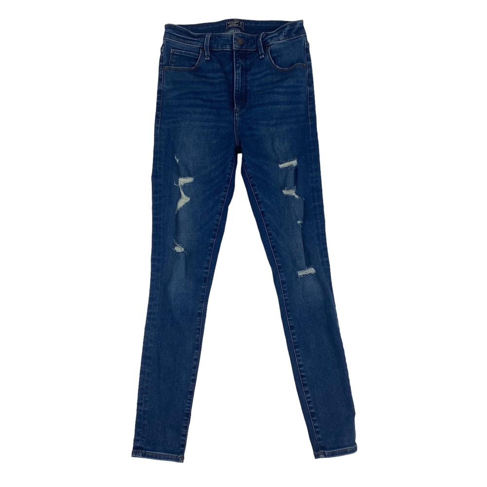 Abercrombie & Fitch Sz 2 / 26 Simone‎ High Rise Super Skinny Denim Blue Jeans